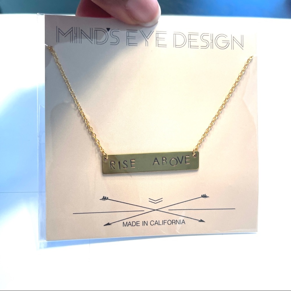 RISE ABOVE GOLD NECKLACE